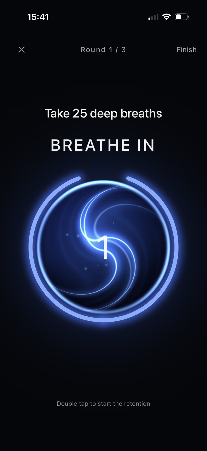 Breathing session